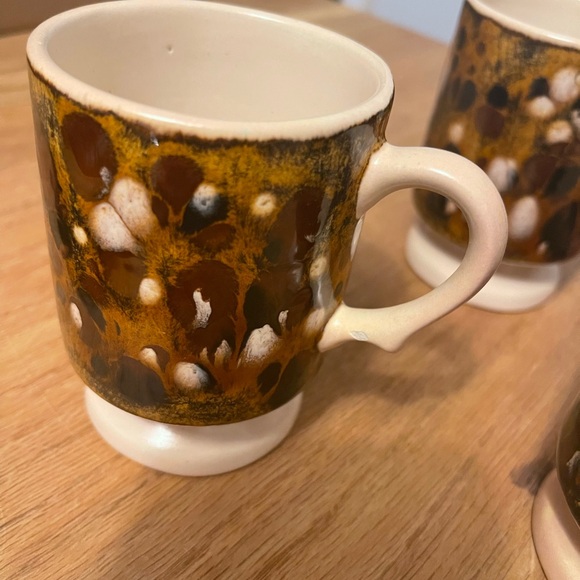 Set of 4 Vintage Antique Small cups
Homemade ceramic
50s 60s - Picture 11 of 16